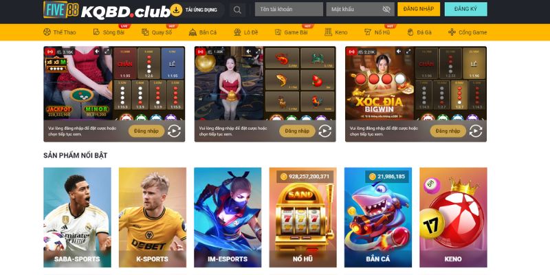 Khám phá kho game đặc sắc trong cổng cược FIVE88 Khám phá kho game đặc sắc trong cổng cược FIVE88
